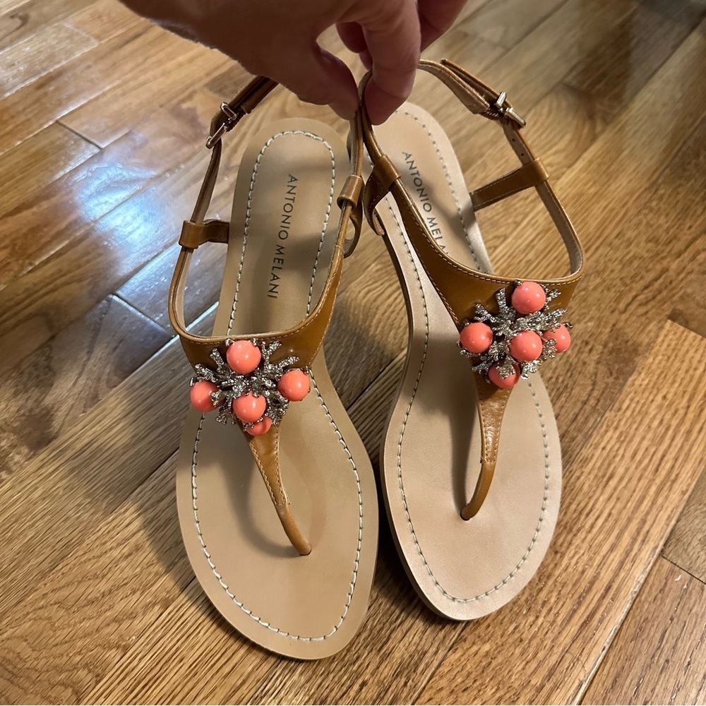 Antonio Melani Women’s Thong Sandals Sz 8M - Picture 3 of 6